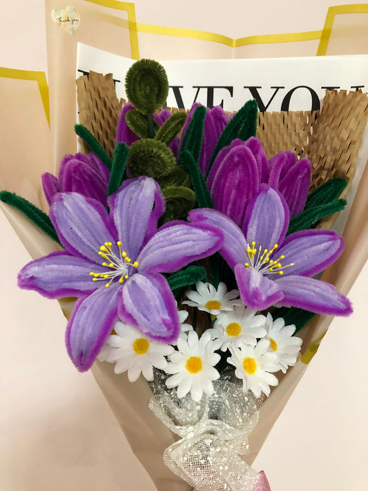 Bouquet de fleurs 💐 violettes
